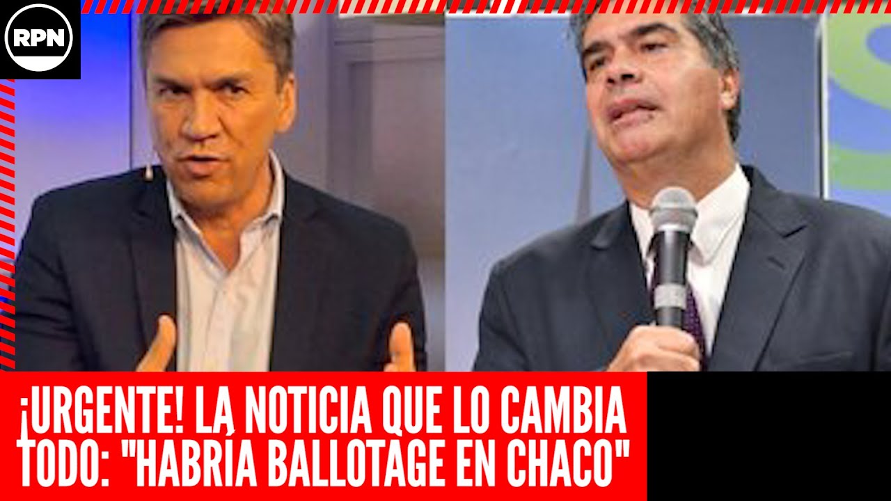 Habr a Ballotage en el Chaco Red Mediterr nea