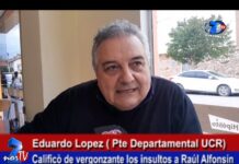 Eduardo Lopez calificó de vergonzantes los insultos a Raúl Alfonsín