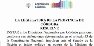 Legislador Radical Dante Rossi reclama juicio político a Patricia Bullrich