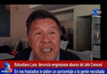Chuña: Luna denuncia vergonzoso abuso del Jefe Comunal