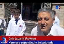 Hermoso espectáculo de batucada