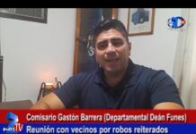 Reunión con vecinos por robos reiterados