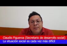 Claudio Figueroa: La situación social es cada vez más complicada