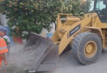 Intenso operativo de retiro de residuos mayores en Quilino