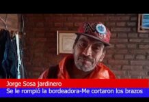 Se le rompió la bordeadora: «Me cortaron los brazos, no puedo trabajar»