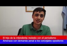 El hijo de la intendenta amenaza con demanda penal a los concejales de la oposición