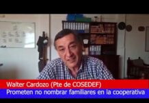 Prometen no nombrar familiares en la cooperativa