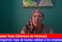 Soledad Roda (Directora de Personal) – Entregamos ropa de buena calidad a los empleados
