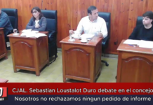 CJAL Sebastián Loustalot Duro debate en el concejo «Nosotros no rechazamos el pedido de informe»
