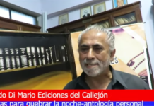 Ricardo Di Mario: Presente en la presentación de «Poemas para quebrar la sombra – antología personal»