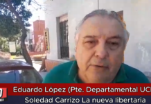 Eduardo López (Pte. Departamental UCR) Soledad Carrizo La nueva libertaria