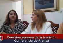 Comisión semana de la tradición Conferencia de Prensa