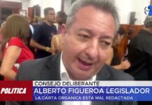 Alberto Figueroa: «La Carta Orgánica está mal redactada»