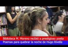 La Biblioteca Mariano Moreno recibió a un prestigioso poeta
