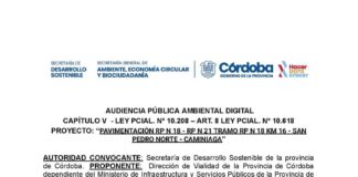 Pavimentación San Pedro Norte – Caminiaga