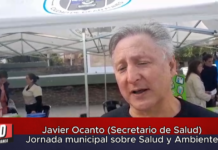 Javier Ocanto (Secretario de Salud) Jornada municipal sobre Salud y Ambiente