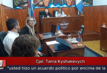 Cjal. Tania Kyshakevych «Usted hizo un acuerdo político por encima de la ley»
