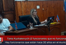 Tania Kyshakevych (2 funcionarios que no funcionan) Hay funcionarios que están hace 30 años en el municipio