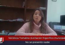 Verónica Tomalino (Licitación frigorífico municipal) No se presentó nadie