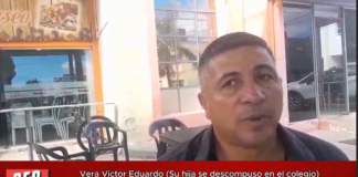 Vera Victor Eduardo (Su hija se descompuso en el colegio) Pide a las autoridades vehículo de emergencia