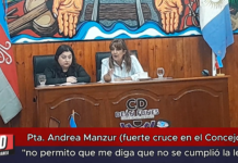 Pta. Andrea Manzur (Fuerte cruce en el Concejo) «No permito que me diga que no se cumplió la ley»