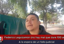 Federico Leguizamón (no hay mal que dure 100 años)A la espera de un fallo judicial