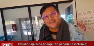 Claudio Figueroa (inauguran panadería inclusiva) El pan nuestro de cada día