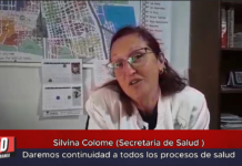 Silvina Colome (Secretaria de Salud )Daremos continuidad a todos los procesos de salud
