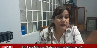 Andrea Nievas (Intendenta Municipal) Próximamente sede de la policía