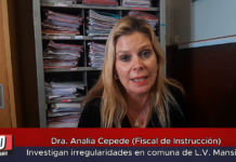 Dra. Analia Cepede (Fiscal de Instrucción) Investigan irregularidades en comuna de L.V.Mansilla