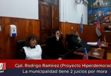 Cjal. Rodrigo Ramirez (Proyecto Hiperdemorado) La municipalidad tiene 2 juicios por mora