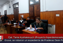Cjal. Tania Kyshakevych (Proyecto Hiperdemorado) Grave, se robaron un expediente de Praderas Deán Funes