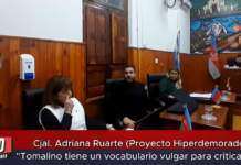 Cjal. Adriana Ruarte (Proyecto hiperdemorado) «Tomalino tiene un vocabulario vulgar para criticarnos»
