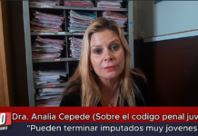 Dra. Analía Cepede (Sobre el código penal juvenil) «Pueden terminar imputados muy jovenes»