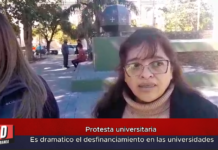 Protesta universitaria, Es dramático el desfinanciamiento en las universidades