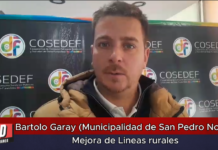 Bartolo Garay (Municipalidad de San Pedro Norte) Mejora de Líneas rurales