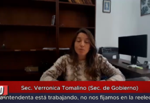 Sec. Verónica Tomalino (Sec. de Gobierno) La intendenta está trabajando, no nos fijamos en la reelección