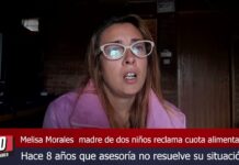Madre de dos niños reclama cuota alimentaria