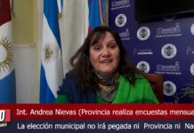 Andrea Nievas: La elección municipal no irá pegada ni Provincia ni Nación