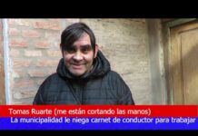 Me están cortando las manos. La municipalidad le niega carnet de conductor para trabajar