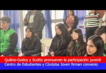 Quilino: Centros de Estudiantes y Agencia Córdoba Joven firman convenio