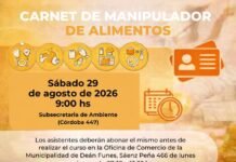 Carnet de Manipulación de Alimentos