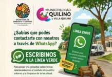 Quilino: Contacta a la Línea Verde por WhatsApp!