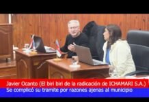 El biri biri de la radicación de la empresa ICHAMARI