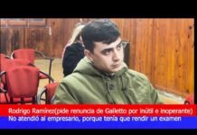 Rodrigo Ramírez pide renuncia de Agustin Galletto por inútil e inoperante