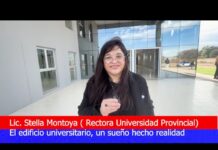 Rectora Stella Montoya: «El edificio universitario, un sueño hecho realidad»