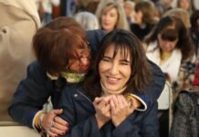 Natalia de la Sota participó en Río Cuarto del aniversario de una escuela fundada por su padre