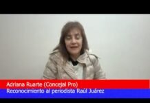 Reconocimiento al periodista Raúl Juárez