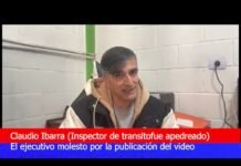 Agredieron a inspector municipal y el ejecutivo molesto por la publicación del video