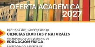 Ciclo lectivo 2027: UPC Deán Funes presentó siete carreras